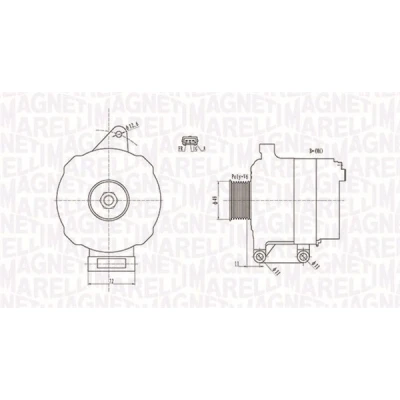 Afbeelding van Magneti Marelli Alternator/Dynamo 063731780010
