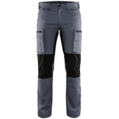 Afbeelding van Blaklader Service werkbroek met stretch 1459 1845 Grijs/Zwart C58
