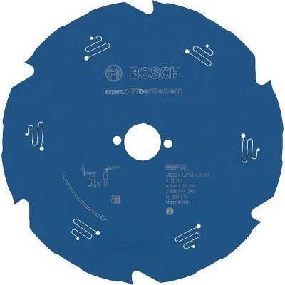 Afbeelding van Bosch Accessories Expert for Fiber Cement 2608644348 Cirkelzaagblad 235 x 30 1.6 mm Aantal tanden: 6 1 stuk(s)