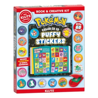 Afbeelding van Klutz Pokemon Color In 3D Puffy Stickers
