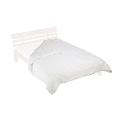 Afbeelding van Relaxdays 4 seizoenen dekbed polyester winterdekbed wit zomerdekbed ademend 200 x 220 cm
