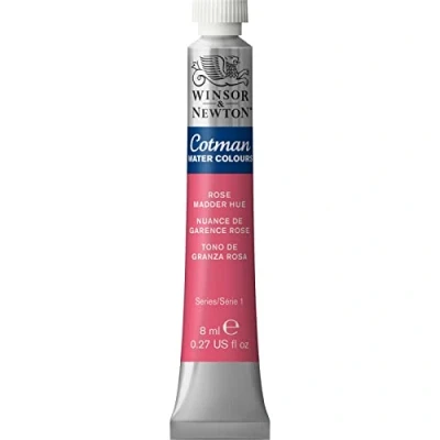 Afbeelding van Winsor &amp; Newton 8840111 Cotman aquarelverf Studio waterverf, levendige hoogwaardige kleuren met zeer goede verwerkingseigenschappen 8 ml tube Rose Madder