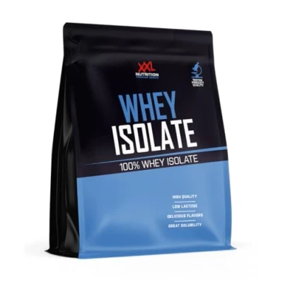 Afbeelding van XXL Nutrition Whey Isolaat Proteïne poeder, Eiwit Shakes, Protein Isolate Eiwitpoeder Chocolade 2500 gram