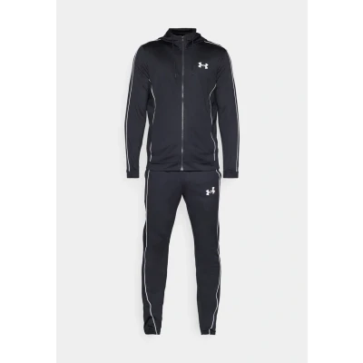 Afbeelding van Under Armour EMEA Tracksuit Novelty SET Trainingspak, Heren, Maat: Small, Black/white