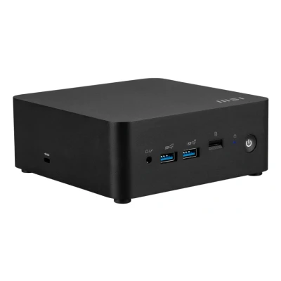 Afbeelding van MSI CUBI NUC AI 1UMG 018BEU PC/workstation barebone Mini PC Zwart 155H Intel SoC