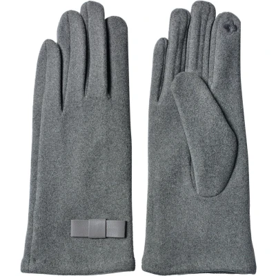 Afbeelding van Juleeze Handschoenen Winter 8x24 cm Grijs Katoen Polyester