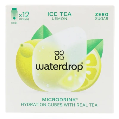 Afbeelding van Waterdrop Ice Tea Lemon Microdink Hydration Cubes 12ST