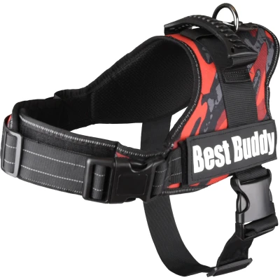 Afbeelding van Hondentuig Best Buddy Pluto Rood Army XXL