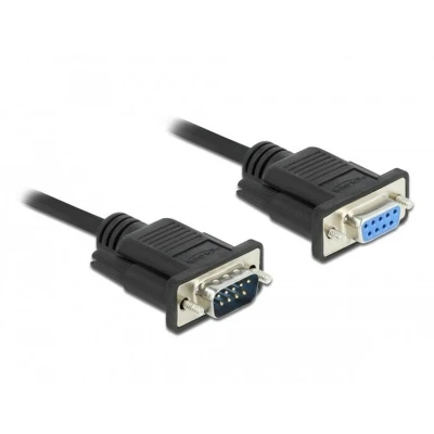 Afbeelding van Delock Seriële kabel RS 232 Sub D9 mannelijk naar vrouwelijk 4 m De