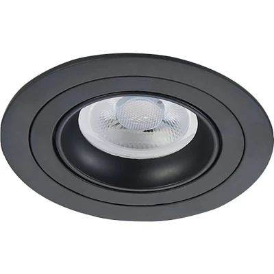 Afbeelding van LED inbouwspot Nino Rond Zwart Sceneswitch Dimbaar 5W Philips