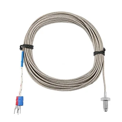Afbeelding van Temperatuur Sensor Kabel, M6 BSW Schroefdraad Meetsonde K Type Thermokoppel met 1 5 Meter Kabel(4m)