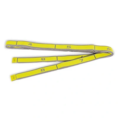 Afbeelding van PINOFIT stretch Band XL extra lange gymnastiekband met lussen weerstandsband fitnessband therapieband loop (geel licht)