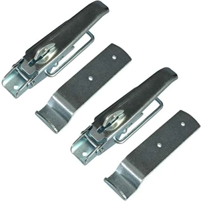 Afbeelding van 2 x excentersluiting 210 mm met houder spansluiting auto hanger boordwandsluiting afsluitbaar