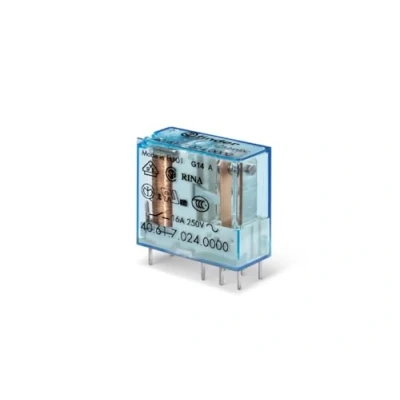 Afbeelding van Finder 40.61.7.024.0000 Print/Stekkerrelais 16 A/24 VD, zwart