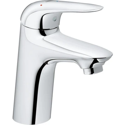 Afbeelding van GROHE QuickFix Wave ES wastafelkraan M size met push open plug
