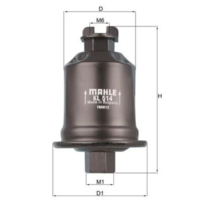 Afbeelding van Mahle Original Brandstoffilter KL 514