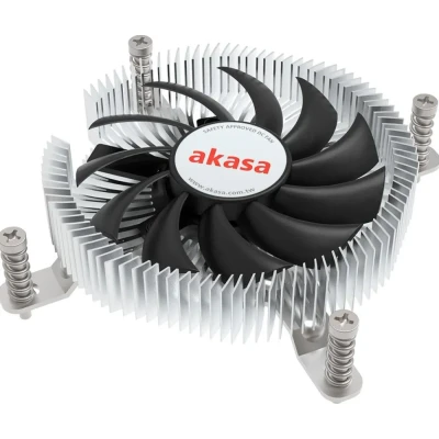 Afbeelding van Akasa Intel LGA1700 Processor Hybride koeler 7,5 cm Aluminium, Zwart 1 stuk(s)