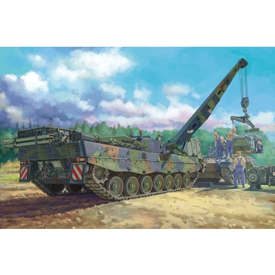 Afbeelding van 1:35 HobbyBoss 84565 Bergepanzer BPz3 Buffalo ARV Plastic Modelbouwpakket