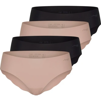 Afbeelding van Sloggi 4 PACK Slip Braun dark combination, Dames, Maat: Small, combination