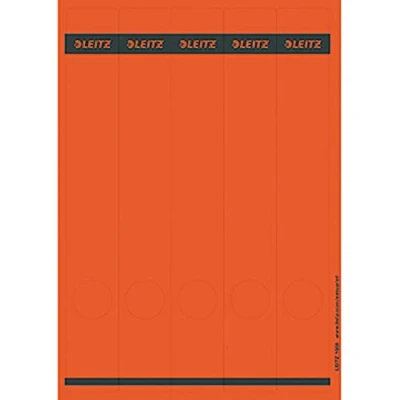 Afbeelding van LEITZ dossier rugetiket, 39 x 285 mm, lang, smal, rood
