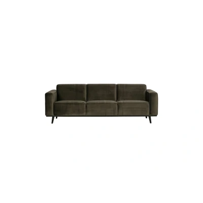 Afbeelding van BePureHome Statement 3 zits 230cm velvet warm groen Stof
