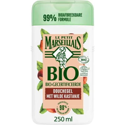 Afbeelding van Le Petit Marseillais Douchegel Wild BIO Kastanje 250 ml