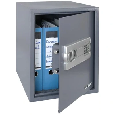 Afbeelding van HMF 4612812 kluis, meubelkluis A4 map, elektronisch slot, 36,0 x 48,0 37,0 cm, antraciet