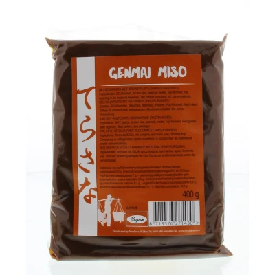 Afbeelding van Terrasana Genmai Miso Bruine Rijst 400 gram