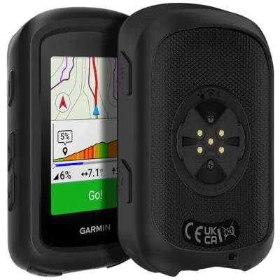 Afbeelding van Hoesje compatibel met Garmin Edge 540/Edge 840 Siliconen beschermhoes zwart zachte bescherming