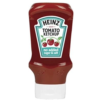 Afbeelding van Heinz Zonder Toegevoegde Suiker &amp; Zout Tomaat Ketchup, 425 g