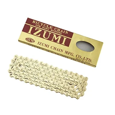 Afbeelding van Izumi Standaard spoor/vaste ketting 1/8 x 1/2 (116 schakels), goud