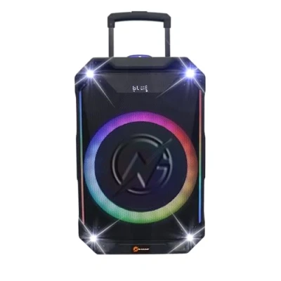 Afbeelding van N GEAR THE FLASH 1540 Karaoke Speaker 15&quot; Woofer Bluetooth LED Lichtshow Incl. Draadloze Microfoons