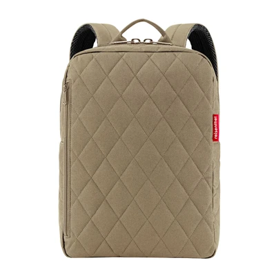 Afbeelding van Reisenthel Classic 39 CM Laptopfach Rugzak, Maat: One Size, Rhombus olive