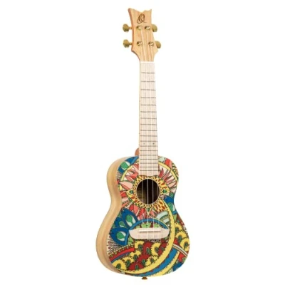 Afbeelding van Ortega RUAR MI Art Series concert Size Ukulele Mystic India ukelele