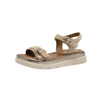 Afbeelding van Tamaris Sandalen met riem lichtbruin