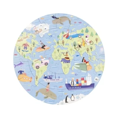Afbeelding van Stokke® MuTable Puzzel V2 Over de hele wereld