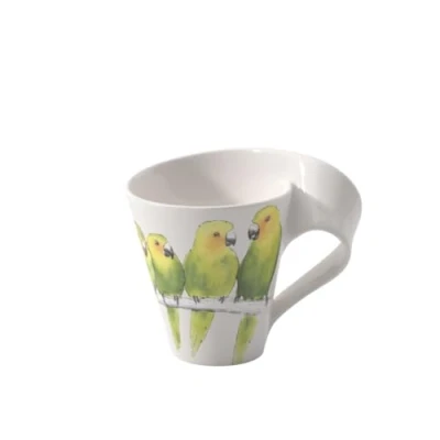 Afbeelding van Villeroy &amp; Boch Beker met oor (geschenkverpakking) NewWave Caffè Maïsparkiet