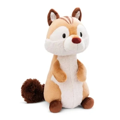 Afbeelding van Knuffel Gestreepte Eekhoorn Jojo 37 cm bruin Zacht speelgoed gemaakt van pluche, schattig pluchen knuffeldier om mee te knuffelen en spelen, voor kinderen volwassenen