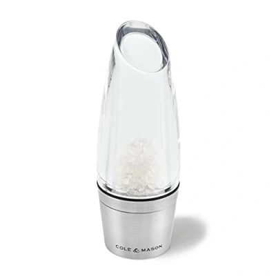 Afbeelding van Cole &amp; Mason H308892P Milston Zoutmolen, Precision+/Instelbare Maling, Roestvrij Staal/Acryl, 160mm, Inclusief 1 x Molen, Levenslange Garantie op Mechanisme