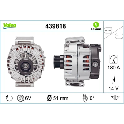 Afbeelding van Valeo Alternator/Dynamo 439818