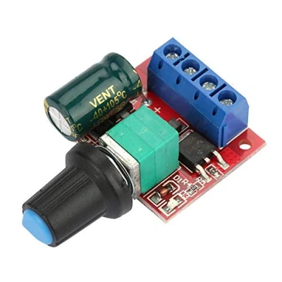 Afbeelding van 5V 28V 5A DC PWM Snelheidsregelaar Schakelaar Motor Snelheidsregeling