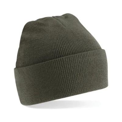 Afbeelding van Beechfield Originele muts met manchetten, Olijf, one size