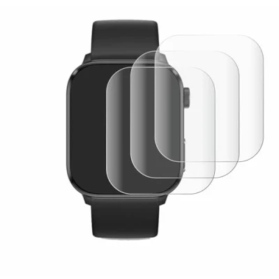 Afbeelding van Savvies (4 Stuks) Full Screen Scherm Beschermfolie voor Ice Watch Smart 3.0 1.78&quot; Cover Protector 3D Curved [Edge to Edge, Ultra Clear]