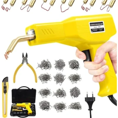 Afbeelding van kunststof lasmachine, autobumperreparatieset, 800 stuks hete nietmachine, lasreparatiemachine, 50 W las, nietpistool voor auto onderdelen, kajak/kano