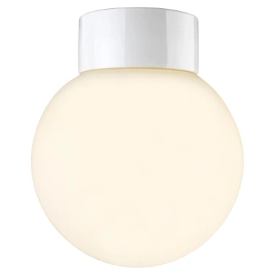 Afbeelding van Ifö Electric Classic Globe plafond en wandlamp IP54 23,8 x Ø20 cm Wit