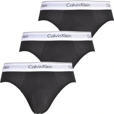 Afbeelding van Calvin Klein Underwear HIP Modern 3 PACK Slip, Heren, Maat: Small, Black