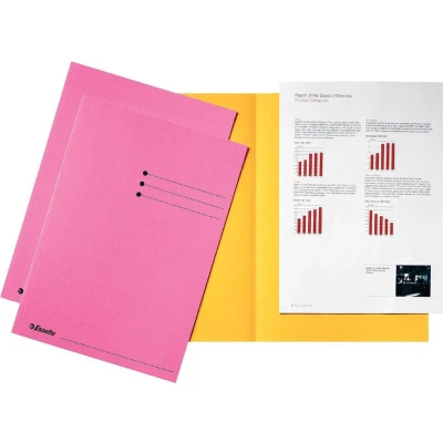 Afbeelding van Esselte Dossiermap Roze, Pak Van 100 Stuks