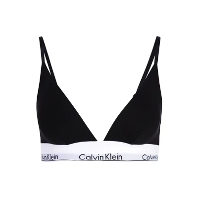 Afbeelding van Calvin Klein Underwear Unlined Triangle ICON Cotton Modal Triangel BH, Dames, Maat: Large, Black