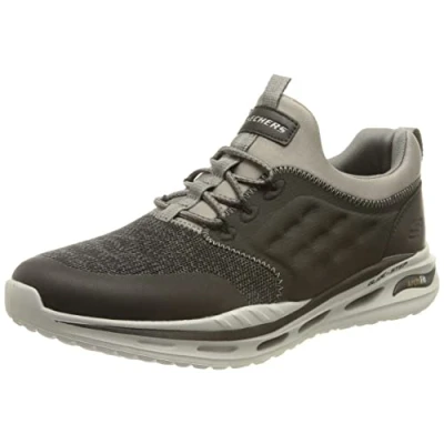 Afbeelding van Skechers Arch Fit Orcen Sneaker voor heren, Zwart Mesh Synthetisch, 41 EU