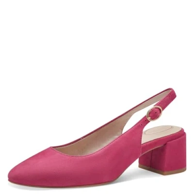 Afbeelding van Tamaris Sling Klassieke pumps, Dames, Maat: 38, Fuxia Leer